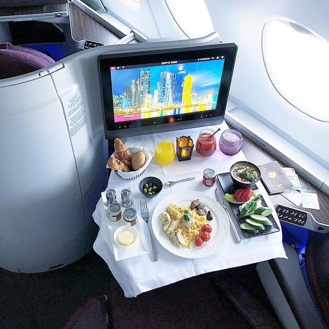 Up in the clouds with @qatarairways for their inaugural flight from Doha to Da Nang 🇶🇦✈️🇻🇳